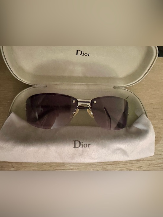 Dior Accessories - Dior Charm Y2K rimless shield sunglasses gradient purple tint lenses